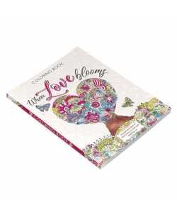 Coloring Book Whre Love Blooms Clr046