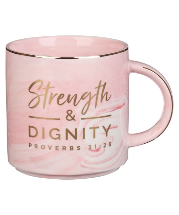 Mug Pink Marbled