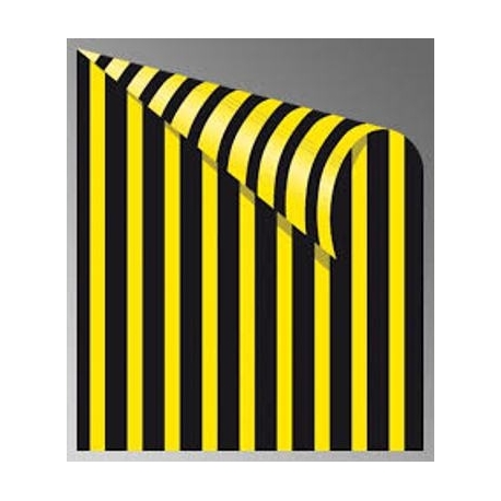 Cardboard Jansen Stripes 50X70 300G 305280.80 Black/Yellow