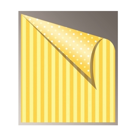 Cardboard Jansen Dots Stripes 50X70 300G 305320.10 Yellow