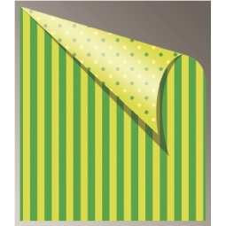 Cardboard Jansen Dots Stripes 50X70 300G 305320.50 Mint Green