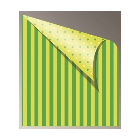 Cardboard Jansen Dots Stripes 50X70 300G 305320.50 Mint Green