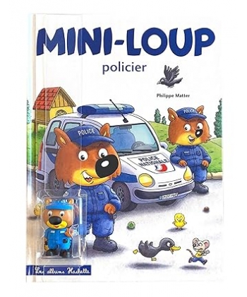 Mini Loup Policier Avec Figurine