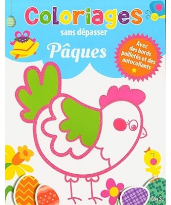 Paques Coloriages Sans Depasser