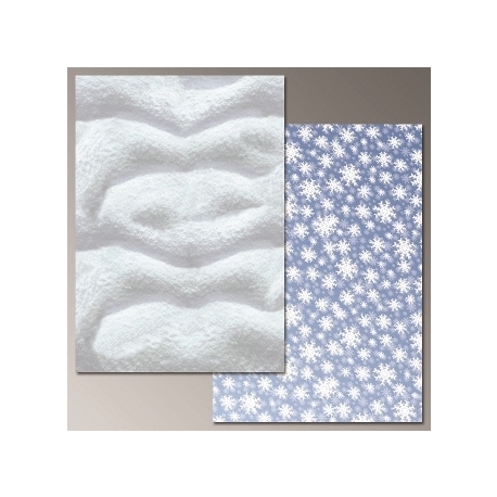 Cardboard Jansen Living Nature 50X70 300G Stars/Snow 307340