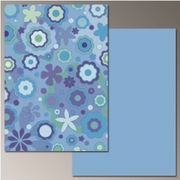 Cardboard Jansen Flowers 50X70 300Gsm 307430.30 Blue