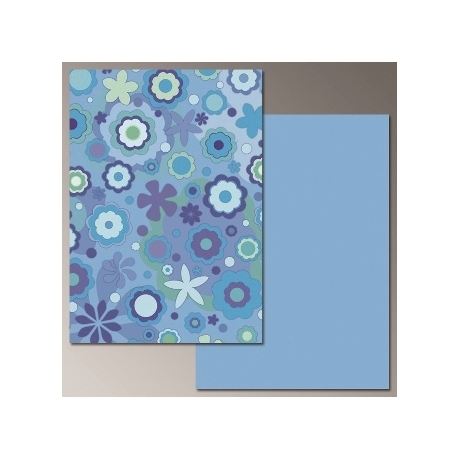 Cardboard Jansen Flowers 50X70 300Gsm 307430.30 Blue