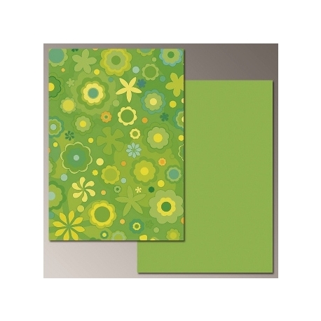 Cardboard Jansen Flowers 50X70 300Gsm 307430.50 Green