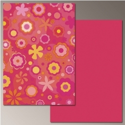 Cardboard Jansen Flowers 50X70 300Gsm 307430.60 Pink