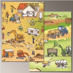 Cardboard Jansen 2 Design 50X70 300G Track 307470.00