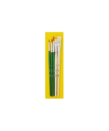 Brush M&G Round Flat 5/Pack