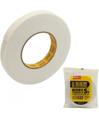 Tape Double Sided M&G 18Mmx4.5M Foam