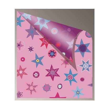 Cardboard Jansen Vario 50X70 300Gsm 307680.60 Stars&Circle Pink
