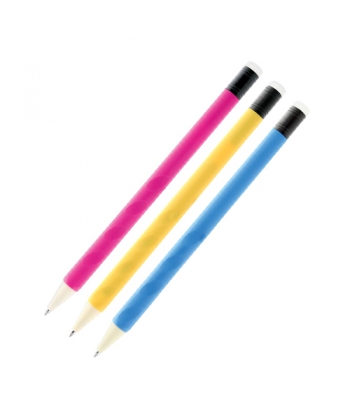 Pen Gel Erasable M&G Rotary Ergo Grip 0.7Mm Blue