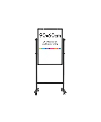 WHITEBOARD MG DRY-ERASE MAGNETIC DOUBLE 60X90CM H STYLE W/WHEELS ADB983V6