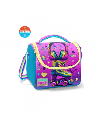 Lunch Bag Coral High Kids Girl Skate Headset Thermo