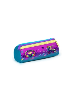 Pencil Case Coral High Kids Girl Skate Headset Triangular