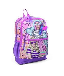 Backpack Coral High Kids Girls Heart Large