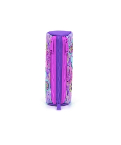 Pencil Case Coral High Kids Girls Heart Triangular