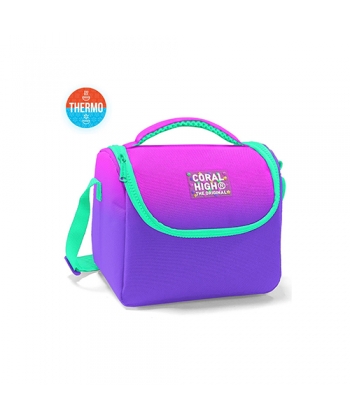 Lunch Bag Coral High Kids Tie Dye Purple Pink Thermo