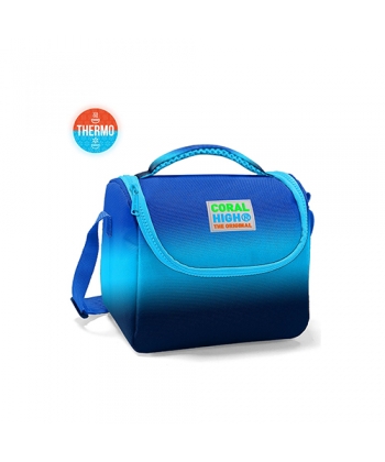 Lunch Bag Coral High Kids Tie Dye Boy Blue Dark Grey Thermo