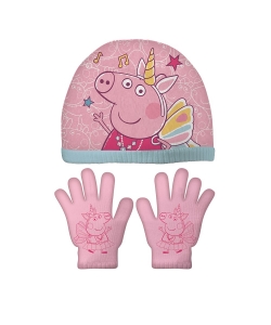 Hat Gloves Set Peppa Pig Ice Cream