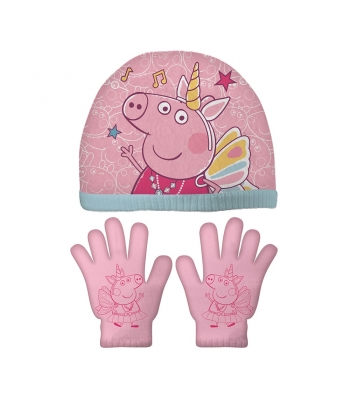 Hat Gloves Set Peppa Pig Ice Cream