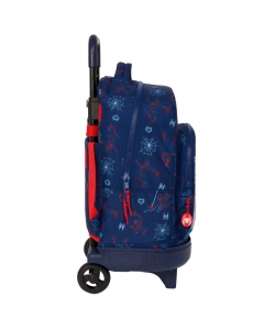 Backpack Spiderman Neon W/Removable Trolley Large