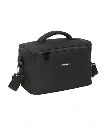 Lunch Bag Cooler Rectangular Large Black