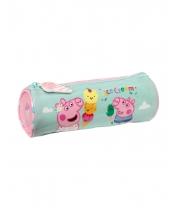 Pencil Case Peppa Pig Ice Cream Round