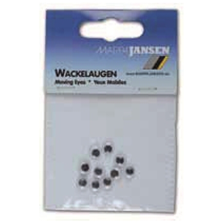 Moving Eyes Jansen Round 3Mm 100Pcs/Pack 636100
