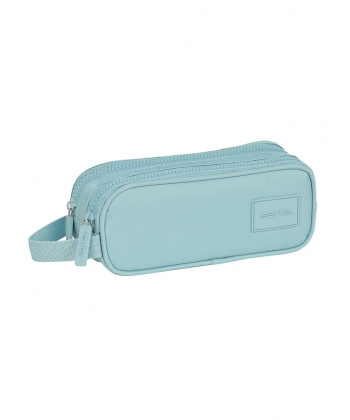 Pencil Case Basics 2 Comp. Azul