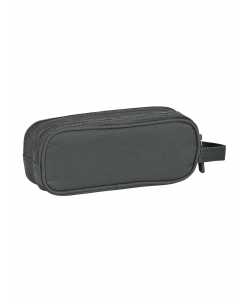 Pencil Case Basics 2 Comp. Grey