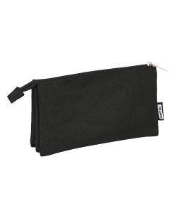 Pencil Case 3 Comp. Black