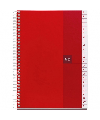 Index Mr Cromatic 152X210Mm Squared 100Sh Red 7352