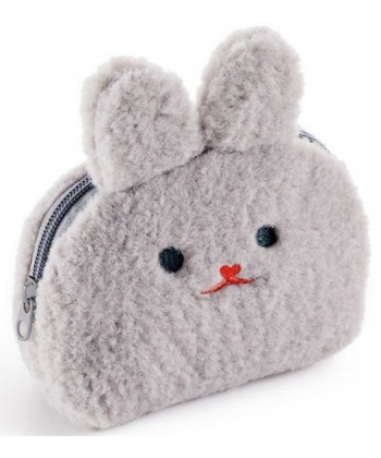 Coin Purse Mr Back 2 Fun Fluffy Grey 16293