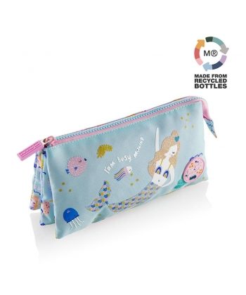Pencil Case Mr Mermaid 3 Comp. 19245