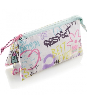 Pencil Case Mr Rebel 3 Comp. 19330