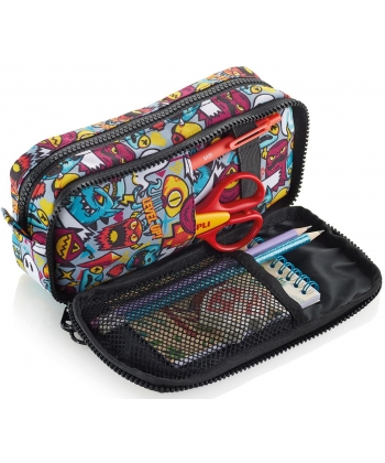 Pencil Case Mr Monsters 2 Comp. Level Up 19272