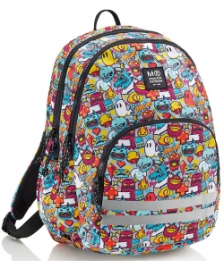 Backpack Mr Level Up Large 3 Comp. 19270