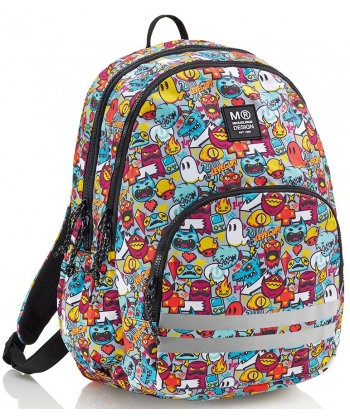 Backpack Mr Level Up Large 3 Comp. 19270