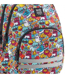 Backpack Mr Level Up Large 3 Comp. 19270