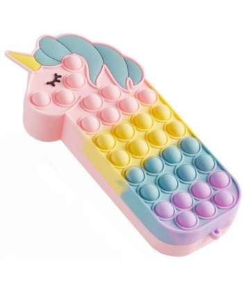 Pencil Case Mr Back 2 Fun Pop It Pink Unicorn 16496