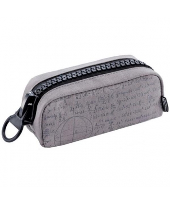 Pencil Case Mr Back 2 Fun Maxi Zipper Grey 19314