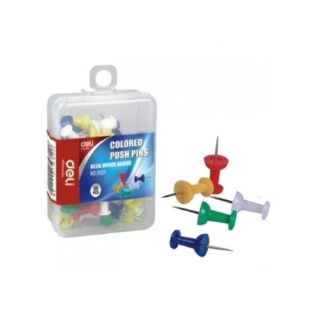 Pushpin Deli Color Head 35/Pack 0021