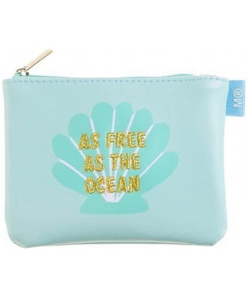 Coin Purse Mr Mermaid Blue 16979