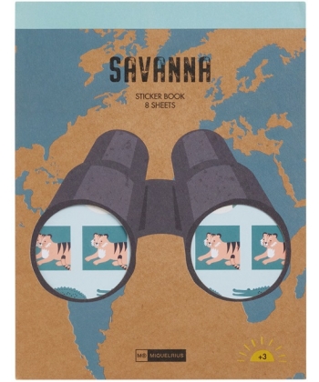 Sticker Mr Savanna 8 Sheets 13323