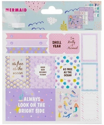 Sticker Mr Mermaid 4 Sheets 13322