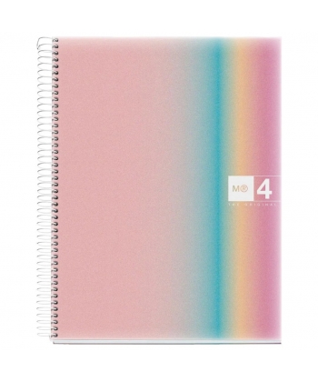Notebook Mr Aurora A4 Ruled 4Sub 120Sh 70G Pp West Bay 4258