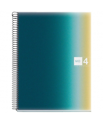 Notebook Mr Aurora A4 Ruled 4Sub 120Sh 70G Pp Iceland 4261
